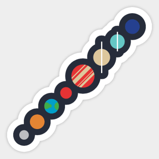 Systematic Solar System Sticker